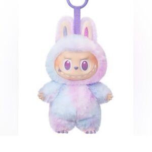 Plush Bunny Monster Keychain - Multicolor
